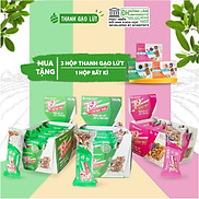 Combo 3 hộp thanh gạo lứt ngũ cốc Top Energy Bar hạt và chà bông, rong biển