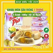 Bánh pía khoai môn sầu riêng trứng muối 400g