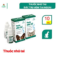 Thuốc nhỏ tai phòng trị viêm tai ngoài cho chó, mèo chai 10ml