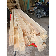 Thanh gỗ thông vuông 2cm ,dài 80cm dùng làm nẹp, đóng chuồng thú cưng