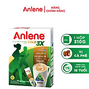 Hộp sữa bột Anlene 3X Vị Cà phê hộp 310g