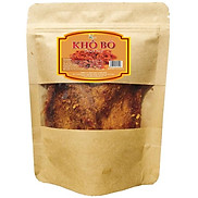 Khô bò mềm loại miếng vị cay nhẹ vừa ăn - Bịch 250g SKFOOD