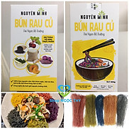 Bún rau củ Nguyên Minh 300gr bún khoai lang chùm ngây bí đỏ mè đen củ dền