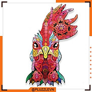 Bộ xếp hình gỗ thông minh puzzle đồ chơi ghép hình - Dậu Con Gà PZ140