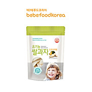 Bánh gạo ăn dặm hữu cơ cho bé Bebefood Hàn Quốc Táo Lê Bí Đỏ Khoai lang tím