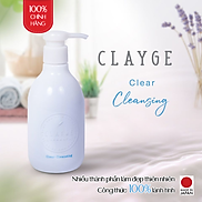 Gel Tẩy Trang CLAYGE Clear Cleansing Nhật Bản Đất Sét Khoáng Và Giấm Táo