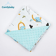 Chăn cho bé 2 lớp lông tuyết - muslin mềm mịn, mỏng nhẹ Comfybaby CHAN015