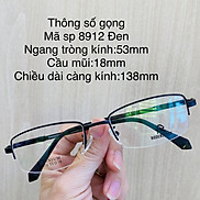 Gọng kính titanium 8912 8915 8917 8918 nửa khung thời trang nam siêu nhẹ