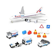 Bộ Đồ Chơi Mô Hình Dịch Vụ Sân Bay Airport Playset - Dickie Toys 203743001