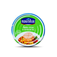 Nautilus Cá Ngừ xắt khúc ngâm dầu đậu nành NK Thái Lan