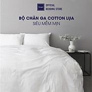Bộ chăn ga Changmi Bedding 100% cotton lụa tự nhiên siêu mềm mịn mát 4 món