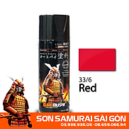 Sơn SAMURAI KUROBOSHI 23 MÀU ĐỎ NỔI BẬT chính hãng dành cho xe máy