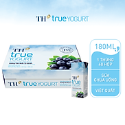 Thùng 48 hộp sữa chua uống tiệt trùng hương việt quất tự nhiên TH True