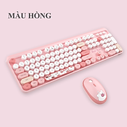 Bộ bàn phím và chuột không dây MOFII HELLO BEAR kết nối chip USB 2.4G