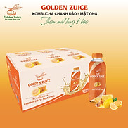 Thùng nước trái cây lên men Kombucha Golden Zuice Chanh đào Mật ong