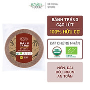 Bánh tráng gạo lứt hữu cơ HOA SUA FOODS 200g- mềm, dai, dẻo