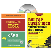 Combo 2 sách Luyện giải đề thi HSK cấp 5 có mp3 nghe +Bài tập luyện dịch