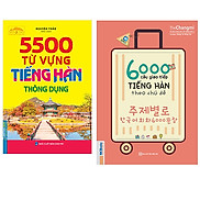 Combo 5500 Từ Vựng Tiếng Hàn Thông Dụng+6000 Câu Giao Tiếp Tiếng Hàn Theo