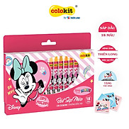 Bút sáp màu Thiên Long Disney Mickey CR-C028 MI- 18 màu