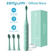 Bộ Bàn Chải Đánh Răng Điện ZenyumSonic & 3 Đầu Thay Thế - Xanh Mint