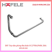 Tay nắm phòng tắm kính CC275X425MM Hafele 499.68.040