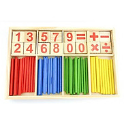 Bộ đồ chơi hộp que tính bằng gỗ dành cho bé học toán căn bản