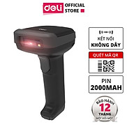 Máy Quét Mã Vạch 1D 2D Đa Ứng Dụng Deli - Quét Mã Bar Code QR Siêu Thị