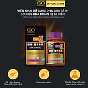 GO KIDS DHA BRAIN IQ 60 VIÊN - Viên nhai DHA cho bé nhập khẩu chính hãng