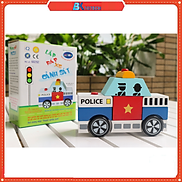 Đồ chơi mô hình xe ô tô, Lắp ráp xe cảnh sát - Đồ chơi gỗ Winwintoys