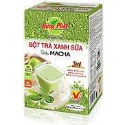 Bột Trà Xanh Sữa Hiệu Macha 20 Gói Hộp