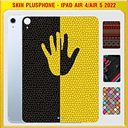 Dán Skin cho mặt sau iPad Air 4 2020, iPad Air 5 2022 10.9 inch in phối màu