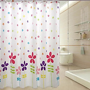 Rèm Phòng Tắm Rèm Cửa Sổ Trằng Họa Tiết Hoa Năm Cánh 180cm X 180cm Loại 1