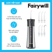 Máy tăm nước cầm tay FAIRYWILL F30 siêu phẩm mới ra Dung tích 300ml Sạc