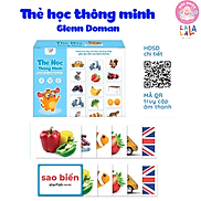 Bộ 100 Thẻ Học Thông Minh Flash card 10 Chủ Đề Song Ngữ Anh Việt Chuẩn