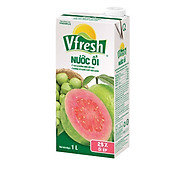 COMBO 4 HỘP NƯỚC VFRESH ỔI ÉP - HỘP GIẤY 1L