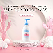 Sữa tắm gội thảo dược cho bé Hanayuki Baby Top To Toe Wash 150g