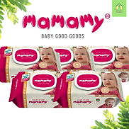 GIAO NHANH 2H Combo 5 gói khăn ướt Mamamy có hương loại 100 tờ