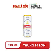 GIFT Combo 2 lon Bia Hanoi Premium 330ml lon