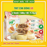 Bánh pía thịt chà bông bò Tân Huê Viên 500G, bánh pía mini sóc trăng TÚI