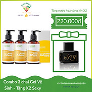 Mua 3 Tặng 1 - Set 3 dung dịch vệ sinh phụ nữ X2 Nano nghệ Cocayhoala Giảm