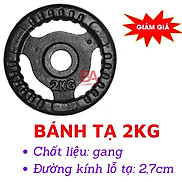 Bánh tạ gang 2kg Tạ miếng 2kg