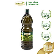 Dầu ăn oliu HANOLI chai 1L chứa 75% dầu oliu siêu nguyên chất