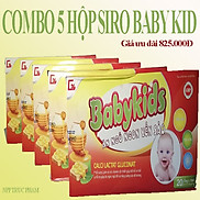 Combo 5 Hộp Babykids Yến Sào-Siro Ăn Ngủ Ngon Cải Thiện Cân Nặng Cho Bé