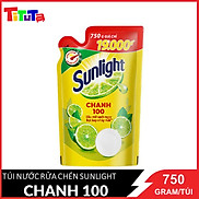 Nước rửa chén Sunlight Chanh 100 Túi 750g