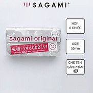 Bao cao su Sagami 002 - Siêu mỏng - 6s - Che Tên SP