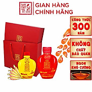 Hộp Quà Đậm Đà Tình Thân 1 Nước Mắm Tĩn Tôm Biển 60N 500ml Tĩn Và 1 Tĩn