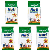 Bộ 5 Túi Sữa Bột Nguyên Kem Nutifood 400g