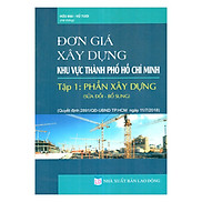 Đơn Giá Xây Dựng Khu Vực Thành Phố Hồ Chí Minh