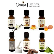 Combo 3 Hương liệu thực phẩm 6 mùi Vani, Trứng, Matcha, Caramel, Sữa