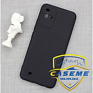 Ốp lưng dành cho Realme Narzo 50i silicon dẻo màu đen bảo vệ camera chống